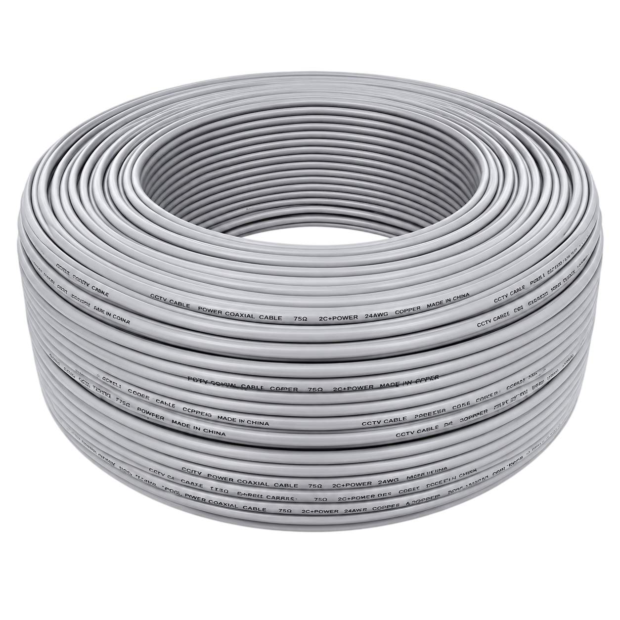 Hivision Cable Power Shield Gray RG 174-2P 300M Power Cable