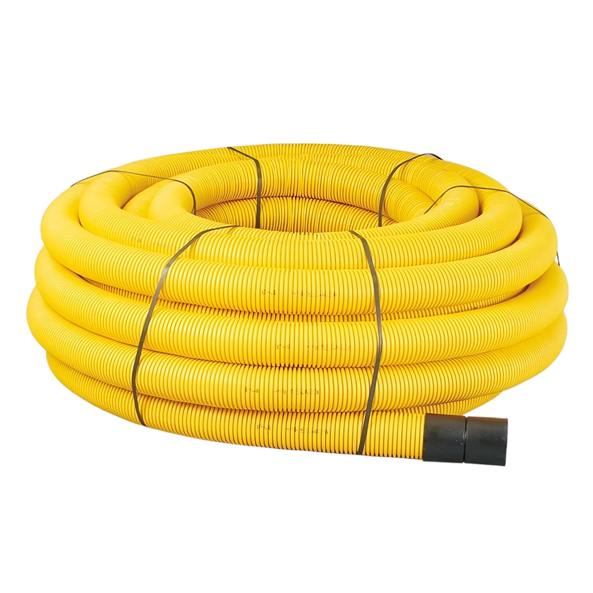 Flexible 63mm Yellow Conduit Pipe