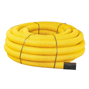 Flexible 63mm Yellow Conduit Pipe