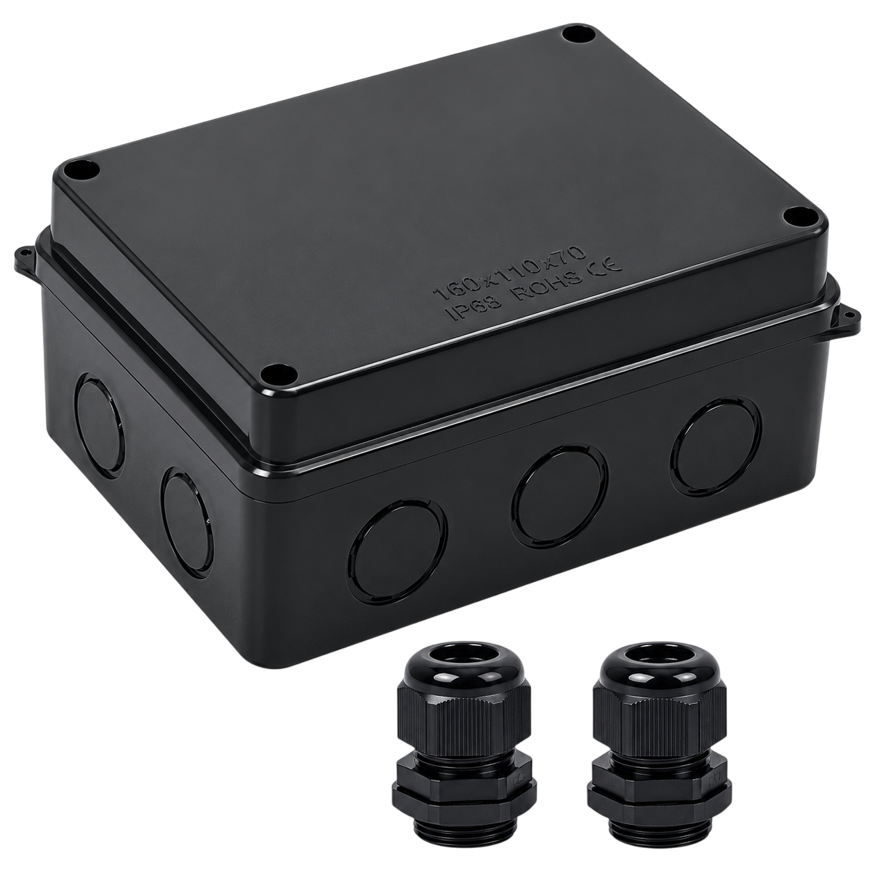 Water Proof Box 10*10 Black