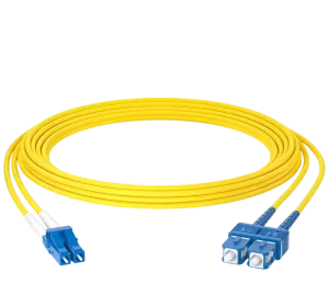 Patch Cord Fiber Yellow Duplex SC-LC 10M Cable