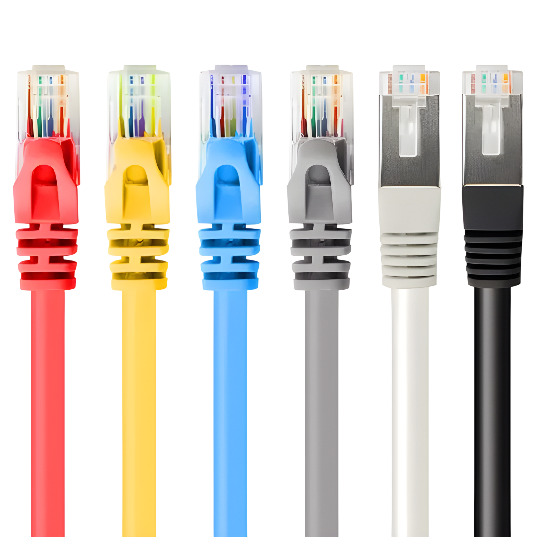 Prolink White/Grey/Yellow 0.5m Patch Cord