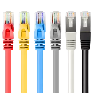 Prolink White/Grey/Yellow 0.5m Patch Cord