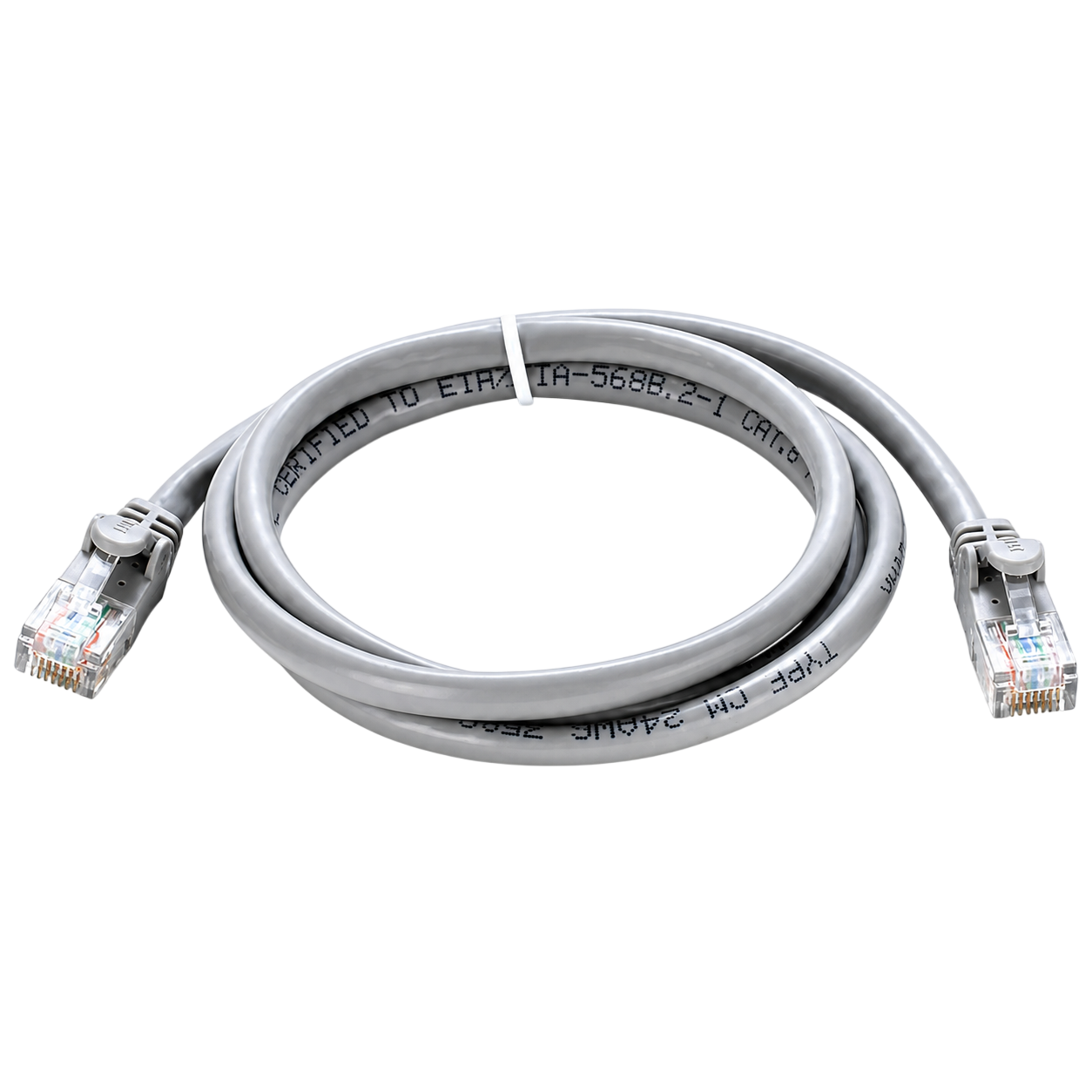 Cat6E Grey 5m Patch Cord