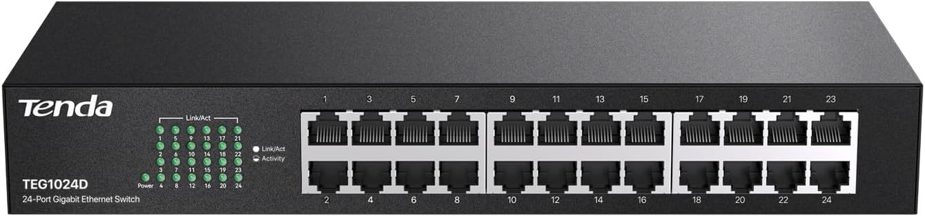 Tenda 24 Port TEG 1024D Network Switch (Original Imported)